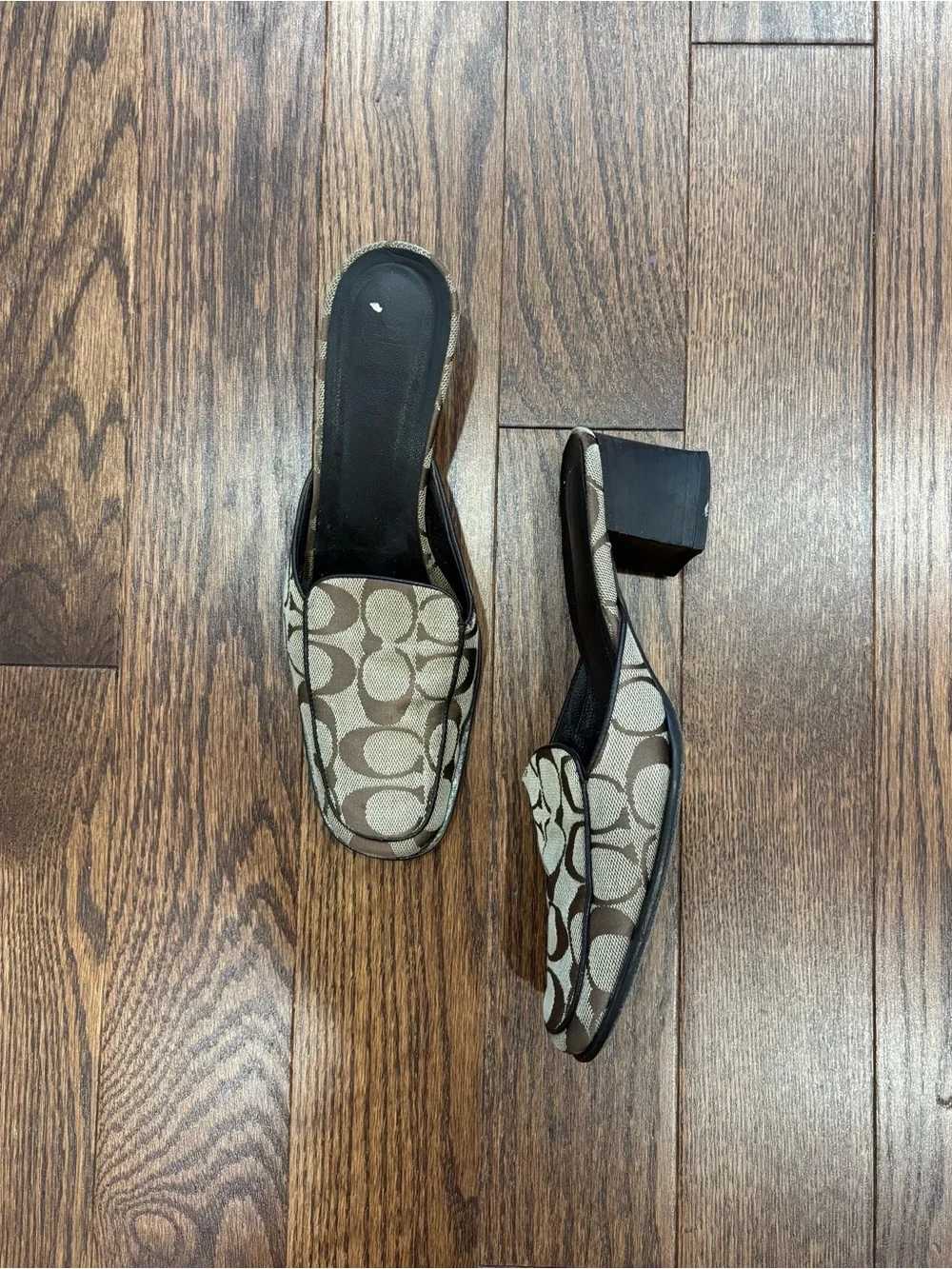Vintage Coach kitten heels
